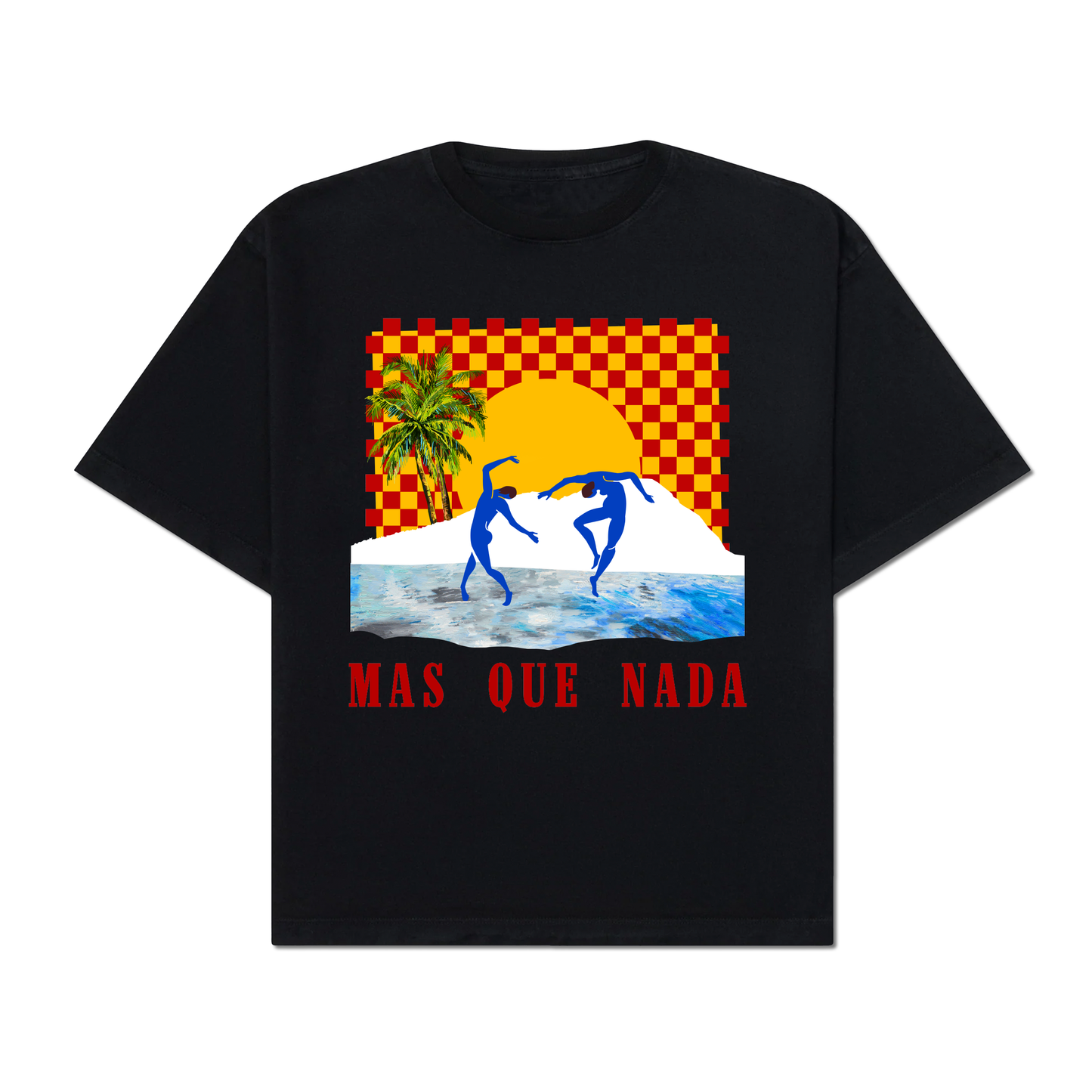 Mas Que Nada Black Tee
