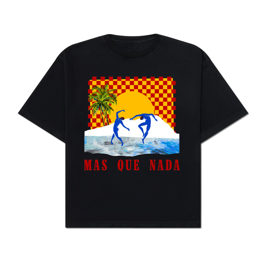 Mas Que Nada Black Tee